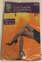 Halloween Fishnet Pantyhose Adult Plus Size Black Sealed - £5.48 GBP