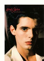 Charlie Sexton teen magazine pinup clipping 80&#39;s white shirt close up Te... - £2.77 GBP