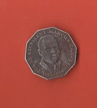 1989 Jamaica Elizabeth 50 Cents Coin - £3.34 GBP