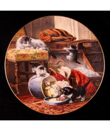 Cat Kitten Decorator Plate Mischief with the Hatbox by W.S. George #5902... - £19.65 GBP