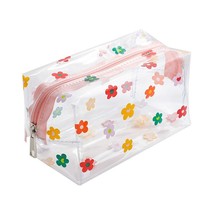 Kawaii Cute Transparent Cosmetic Bag Large Capacity Portable 2022 New Print Frui - £46.08 GBP