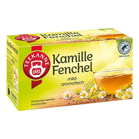 Teekanne Tea Chamomile Fennel 1 box/ 20 tea bags- Made in Germany FREE SHIPPING - $9.36