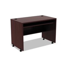 ALE 42 x 24 in. Valencia Series Mobile Workstation Desk - Mahogany - $286.71