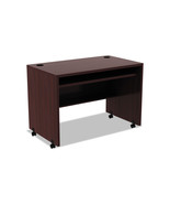 ALE 42 x 24 in. Valencia Series Mobile Workstation Desk - Mahogany - $286.71