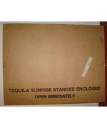 TEQUILA SUNRISE VIDEO STORE STANDEE HTF - £80.73 GBP