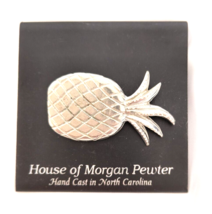 New House of Morgan Hand Cast Pewter Pin/Brooch Pineapple Shaped - £18.62 GBP