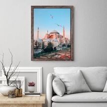 Brown 18x24 Poster Frame Engineered Wood Wall Decor with Acrylic Sheet - $14.85