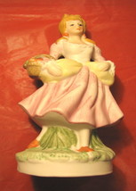 Napoleon Brand Girl Ceramic Figure with Nativity Character Basket-
show ... - $34.72