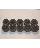 10 Quantity of Flagg 250 1-1/2 Inch Black Pipe Unions | 3-1/4&quot; Hex Nut (... - $149.99