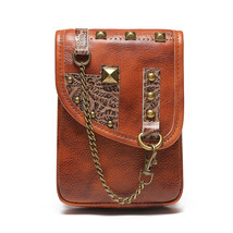 Original Steampunk Vintage Style Leathermobile Coin Purse - £49.54 GBP