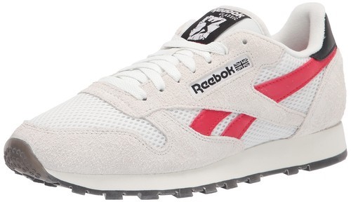 Reebok Unisex Classic Leather Sneakers Human Right GY0705 Grey/Red/Gold ... - $41.13+