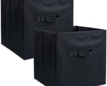Collapsible Organizer Cube, Small Set, 11X11X11&quot;, Black, 2 Count, Dii No... - $30.93