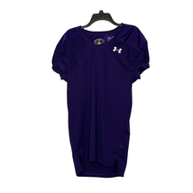 Under Armour Mens Football Jersey Shirt Size Small Loose Purple HeatGear Stretch - £11.39 GBP