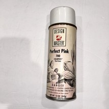 Vintage 1995 DESIGN MASTER Perfect Pink - 780 paper label spray paint can Floral - £5.92 GBP