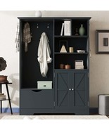 Blue Hall Tree with Storage Bench, Drawers &amp; Cabinet - €394,67 EUR