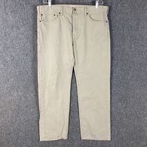 Dockers Jeans Men&#39;s 38x34 Straight Fit Beige 100% Cotton Adults - $17.09