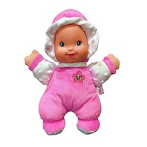 Goldberger Baby&#39;s First Minky So Soft Pink Doll Lovey Plush Rattle Toy 12 inch - £7.70 GBP