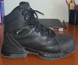 Hytest Footrests 2.0 Size 5.5 men&#39;s safety shoes boots Black F2413-18 Ma... - $34.30