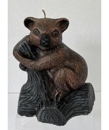 Large KOALA Tree Branch Hug Candle Vtg Brown 8”T x 7.5”W x 4&quot;D Unique Decor - $346.93 MXN