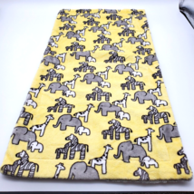 Safari Lovey Blanket Baby Animals Giraffe Elephant Zebra Super Soft Clean VG - £12.74 GBP