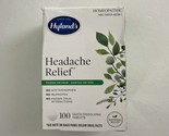 (1) Hyland&#39;s Headache Relief, Natural Pain Medicine, 100 Tabs - £15.00 GBP
