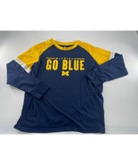 University of Michigan Shirt Youth Extra Large Blue Yellow Long Sleeve P... - €6,64 EUR