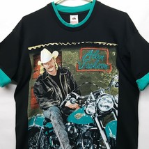 Vtg Alan Jackson T Shirt Sz L A Lot About Livin 90s Tour Country Harley Davidson - £44.78 GBP