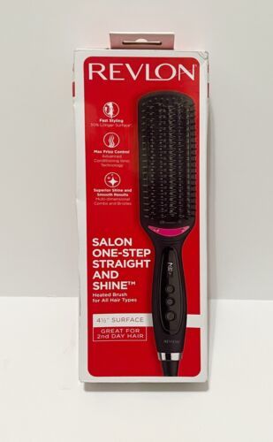 Revlon Salon One-step Style Straight and Shine Heated Brush MSRP $49.99 - $24.99