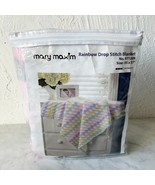Herrschners Rainbow Drop Stitch Blanket Crochet Kit-Baby Yarn + Pattern ... - $53.25 CAD