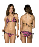 Fox Racing Illusion String Bikini WOMEN&#39;S JUNIORS SWIMSUIT  BERRY PURPLE  - £27.96 GBP