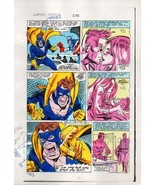 Original 1984 Captain America 296 page 13 Marvel Comics color guide art:... - £36.27 GBP