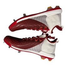 Under Armour Mens Harper 4 Low St Metal Baseball Cleats Red White Size 16 - $29.69