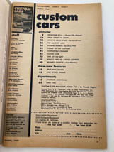 VTG Custom Cars Magazine March 1960 Vol 3 #7 How to Draw a Car No Label - £7.67 GBP