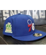New Era 59Fifty Philadelphia 76ers 3x Champions Blue Fitted Hat Men size... - €30,48 EUR