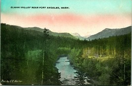 Vtg Cartolina 1910s Porta Angeles Washington Wa Elwah Valley Ce Nailor Pub Unp - £4.79 GBP