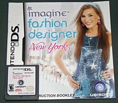 Nintendo DS - imagine fashion designer New York (Game &amp; Instruction Booklet) - £11.76 GBP