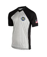 Smitty | SDWOA-207P | Mesh Fabric Wrestling Referee V-Neck Shirt USA Flag - $77.06 CAD