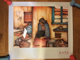 Amado PENA Palm Springs 1986 Gallery Exhibition Poster 28 x 25” - €43,13 EUR