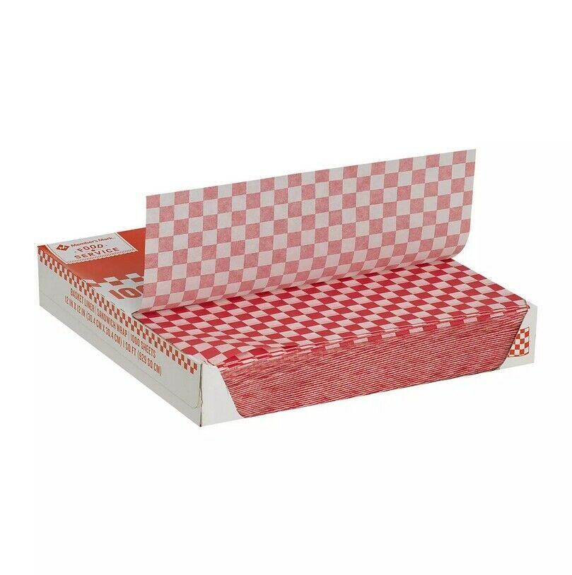 Basket Liner Sheets (12&quot; X 12&quot;, 1,000 ct.) - $55.00