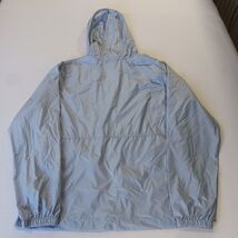 Columbia XL3555 Women's Blue Full Zip Hooded Rain Jacket Pockets Size Medium image 2