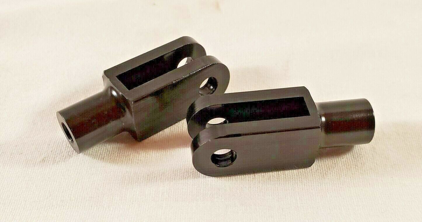 Throttle ROD CLEVIS (Qty 2) Aluminum Gas Brake Pedal Linkage Set Go Kart... - $11.83