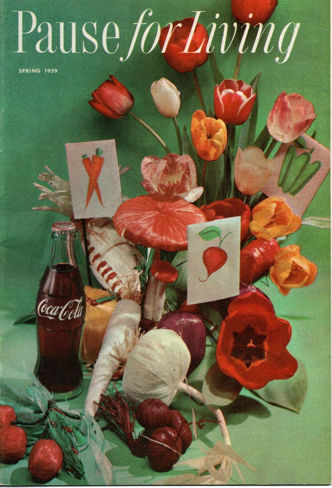 Coca Cola Pause for Living Magazine Spring 1959 Table Tactics - $6.79