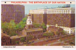 Postcard Philadelphia Pennsylvania Independence Hall Birthplace Of Our Nation - £2.17 GBP