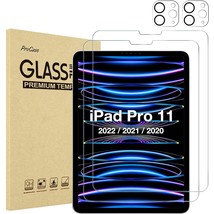 ProCase 2+2 Pack Screen Protector for iPad Pro 11 Inch 2022 2021 2020 2018 with  - £19.63 GBP