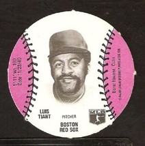 Boston Red Sox Luis Tiant 1977 Msa Burger Chef Disc - £7.77 GBP