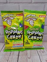 2 Bags- Warheads Sour Popping Candy,  Three Flavors,  Each Bag Has 4-packs - $7.59