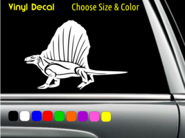 Dimetrodon Not a Dinosaur Jurassic World Decal Window Sticker CHOOSE SIZE COLOR - £2.22 GBP+