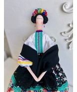 Mexican doll Rag Doll inspired painter Famous painter doll Mexican decor... - $85.00