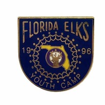 Florida Elks Youth Camp Lodge BPOE Benevolent Protective Order Enamel Ha... - $7.95