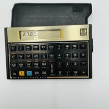 HP 12C Financial Calculator Original Case Tested Works Vintage Math Tool - £36.18 GBP
